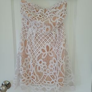 Francesca's strapless dress
